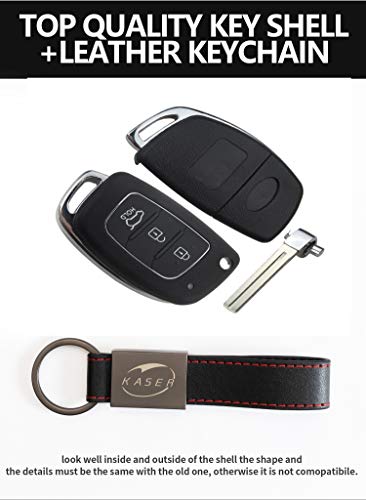 KASER Sleutel Shell Afstandsbediening voor Hyundai i20 i30 iX20 iX35 Tucson Santafe Autosleutel Remote Key Fob Case 3… - Image 5