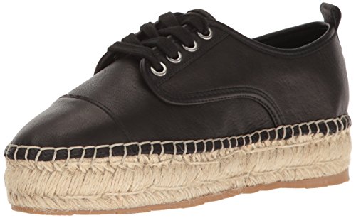 JSlides Women's Rally Fashion Sneaker, Black Leather, 7.5 US/US Size Conversion M US