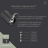 LAMBDA COFFEE® TERRA SIGMA I Espressomühle mit 108 einstellbaren Mahlgraden mit 0,055mm Einstellpräzision I Edelstahl Mahlwerk I leichtes Aluminium-Gehäuse I Hand Kaffeemühle manuell – Ansicht 4