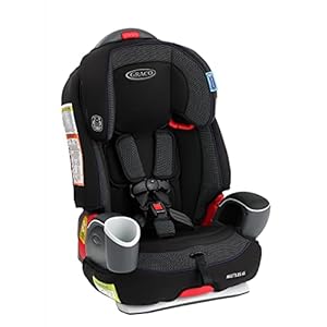 Graco Nautilus 65 3-in-1 Harness Booster, Toddler to Big Kid Car Seat from 10-45 kg (22-100lb), Harness/Highback/Backless Booster, Chanson