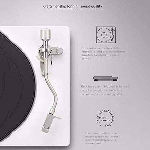 NAMSAR Vinyle phonographes Modern Home Old Record Player Vinyle Turntable Pression Aiguille réglable 3 Turntable Vitesse 331/3 & 4578RPM Support MM/MC Cartouche - Les Beatles, Paul McCartney, John Lennon, RIngo Starr, George Harrison NAMSAR Vinyle phonographes Modern Home Old Record Player Vinyle Turntable Pression Aiguille réglable 3 Turntable Vitesse 331/3 & 4578RPM Support MM/MC Cartouche – Image 4