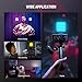 NEEWER RGB62 Magnetic RGB Video Light with APP Control, 2 Pack 360° Full Color LED Camera Light with 3 Cold Shoes CRI97+ 2500K-8500K 17 Scenes 2000mAh Rechargeable Portable Photography Selfie Lighting