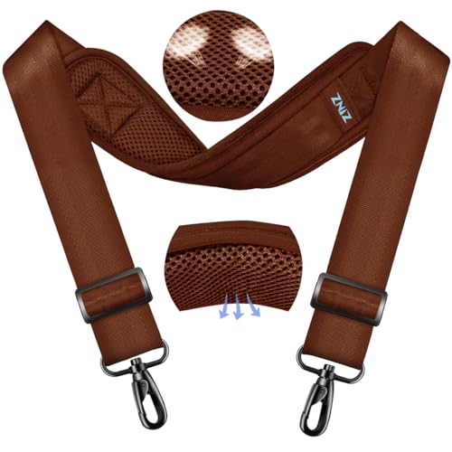 Tracolla Universale da 79.5 con Imbottitura Fissa Traspirante Ultra Spessa Regolabile per carichi Pesanti per Borsa per Laptop a - B01R01 da palestra