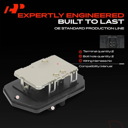 Image of A-Premium Manual HVAC Blower Motor Resistor Compatible with Subaru Models | for Outback /Legacy 2005-2009