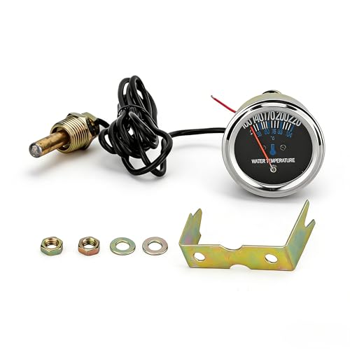 jauge de température de l'eau mécanique, Voiture en métal 52mm Kit de jauge de température de...