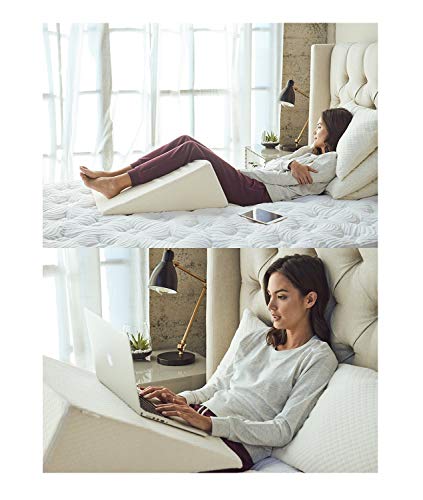 PREDUXYOW Orthopädisches Bett Keilkissen, Matratzenkeil Entspannungs und Relaxkissen, Druckentlastendes Ruhekissen, Rückenkissen oder Beinkissen,Stylea,Nopillows