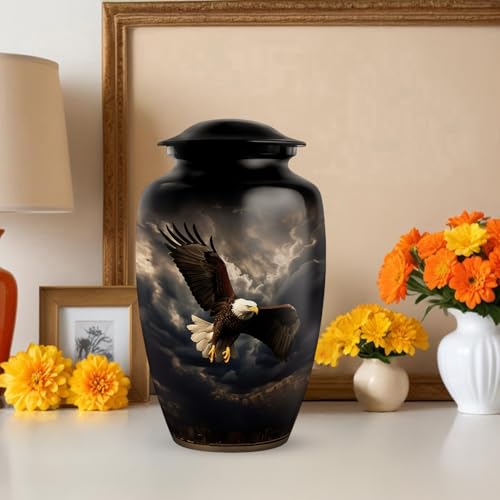 Image of Black Eagle Urns for Ashes Adult Female-Large Urn for Human Ashes Women
