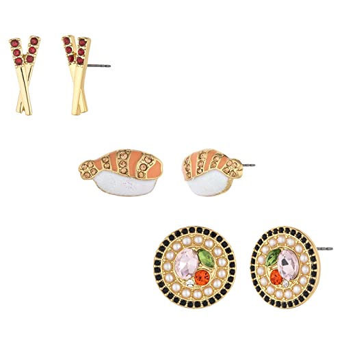 Madison Tyler Fun Cute Earrings for Women | Pizza Hot Hog French Fries Cherries Lemons Watermelon Garden Watering Bottle Sushi Corn Carrots Peas Earring Jewelry