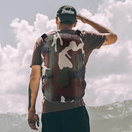 M METERXITY Backpack Rain Cover - Waterproof Lightweight Cover, Apply to Cycling/Hiking/Mountain Climbing (75-80L, XXL, Classic Camo)