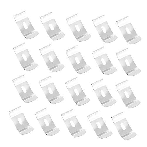 OSOLADY 20pcs Curtain Installation Plates Curtain Repair Fittings Easy to Install Accessories for Studios Apartments Offices and Restaurants
