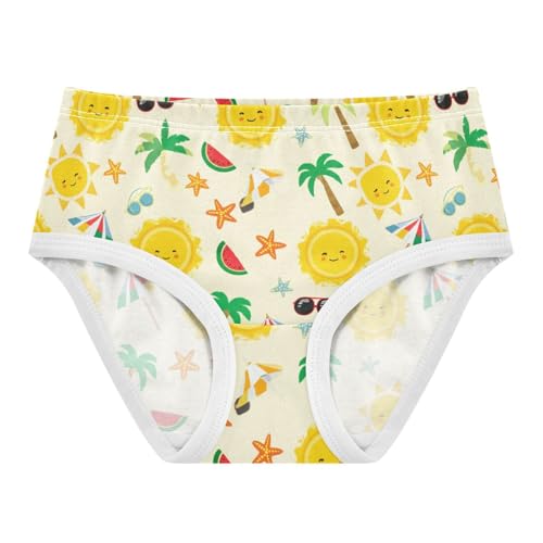 Girls' Underwear Summer Sun Sunglasses Beach Toddle Brief Panties 20301125 - Main Image