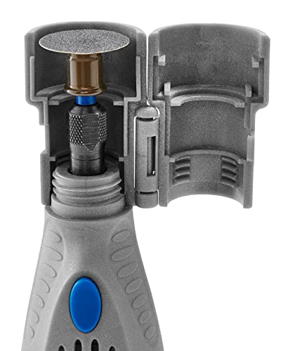 Dremel 7020 PGK Elektrischer Krallenschleifer mit Leise Motor, Nagelknipser Set (mit 4 Zubehören; Variable Drehlaufzahl von 7.000-18.000 1/min zum Schleifen von Krallen von Katzen und Hunden)