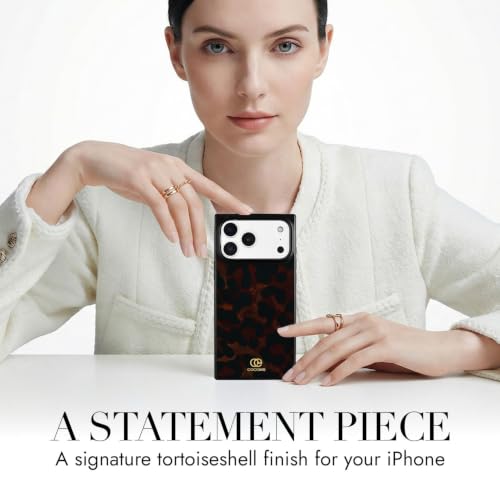 Image of COCOMII Rectangle for iPhone 18 Pro Max /17 Pro Max Case, Chestnut Leopard