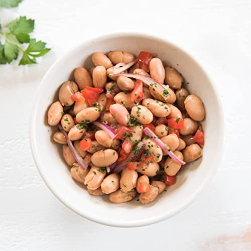 Jovial 100% Organic Borlotti Beans - Borlotti, Organic Borlotti, No Saturated Fat, Gluten Free, Recyclable Glass, Great Source of Fiber, No Additives or Preservatives, Product of Italy - 13 Oz