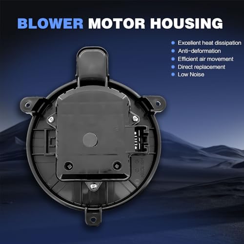 Image of HVAC Heater Blower Motor with Brushless Motor Replacement for Toyota Vehicles - Sequoia 2008-2022, Sienna 2011-2020 - Front Side, Replace# 87103-0C051, 700298