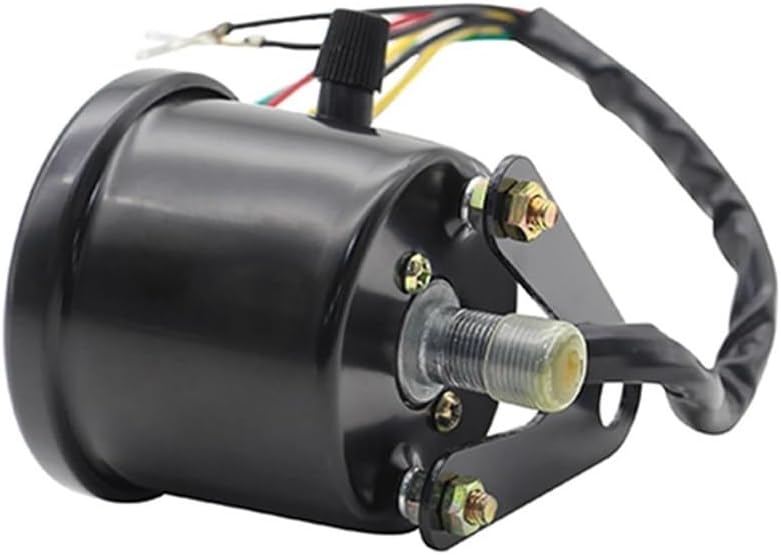 Speedometer Gauge 12V Universal Motorcycle Speedometer Odometer with Blue LED Turn Signal Headlight Indicator Motorbike Gauge Digital Dash