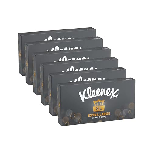 Kleenex Extra Large Facial Tissue Men 2ply 90 Sheets (6 Pack)