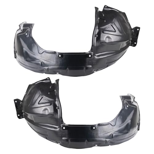 Image of TRQ Inner Fender Liner Set Compatible with 2011-2014 Nissan Murano NI1248126 NI1249126