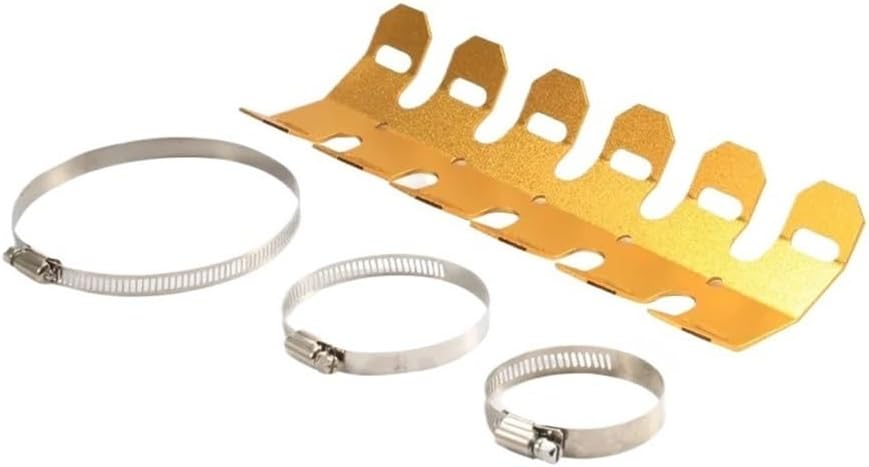 Motorcycle Parts Modification Universal Heat Sink Heat Shield Off-Road Vehicle Exhaust Protection Heat Shield Heat Shield Wraps