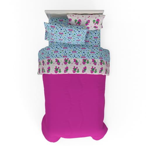 image for Franco Barney & Friends Bedding 5 Piece Super Soft Reversible Comforte