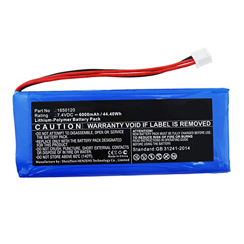 Synergy Digital RC Hobby Battery, Compatible with DJI Phantom 4 Controller RC Hobby, (Li-Pol, 7.4V, 6000mAh) Ultra High Capacity, Replacement for DJI 1650120, GL300C, GL300E, GL300F Battery