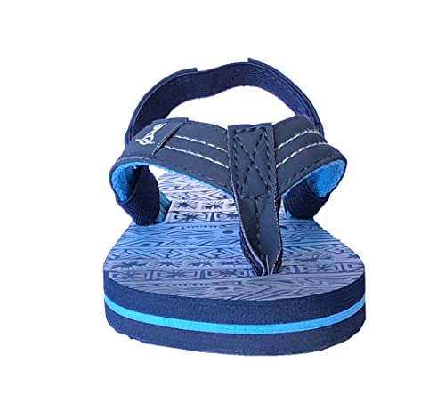 Image of REDVOLUTION New Boys' Beach Sandal TRIBAL Tattoo | Geometric Bali Flip-Flop Sandals