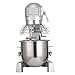 Happybuy 30Qt Commercial Food Mixer with Timing Function， Commercial Mixer 1250W Stainless Steel Bowl Heavy Duty Electric Food Mixer Commercial with 3 Speeds Adjustable, Perfect for Bakery Pizzeria