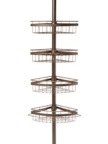 Popular Bath Ultimate Shower Caddy, 4-Tier Corner, Orb - Thumbnail 2