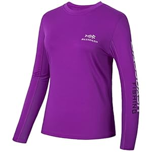 BASSDASH Women’s UPF 50+ UV Sun Protection Long Sleeve Shirts Quick Dry T-Shirt for Fishing Hiking Kayaking