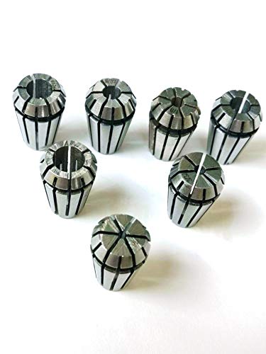 Mandril de fresagem de torno CNC ER32 de 0,95 mm, 1/8 de polegada, 1/2 de polegada, 1/2 de polegada,