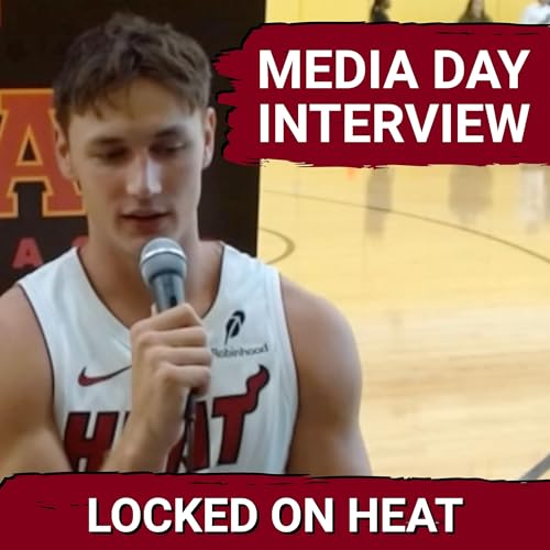 Pelle Larsson is Ready To Earn a Role with the Miami Heat | Miami Heat Media Day 2025