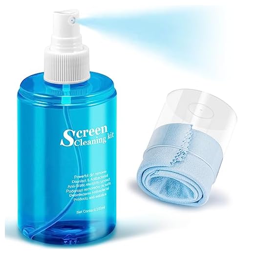 Touchscreen Mist TV Laptop Screen Cleaning Kit, walrfid CD Disc Cleaner Spray for DVD, Vinyl Records, Electronic Cell Phone, iPad, iPhone, Computer, MacBook Pro, Tablet, Monitor, LCD LED Flat Screen