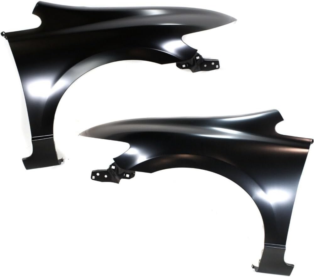 MANCHE 2pcs Quarter Panel Front Left Driver Right Passenger Side Primed Steel without Molding Holes for Honda for Civic 2006-2011 HO1241168C 13455827