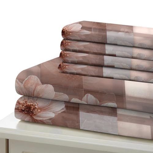 Housse de couette microfibre 220x240 effet 3D parure de lit légère