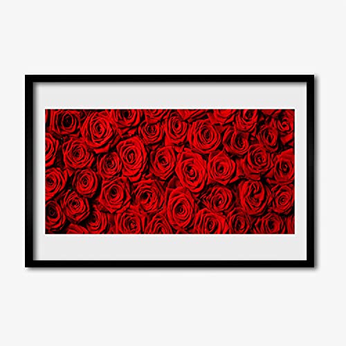 Affiche encadrée de roses Tulup pour habiller un mur vide de chambre ou salon
