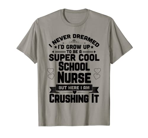 Camiseta divertida de enfermería Super Cool School Nurse Gift Tee Camiseta