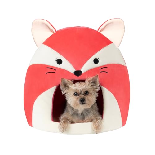 Squishmallows Original 16-Inch Fifi The Fox Pet Cave - Ultrasoft Official Jazwares Pet Bed for Dogs and Cats