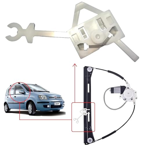 Twowinds - Elektrische Fensterheber Clip Vorne Rechtes Kompatibel mit Fiat Panda 99487781