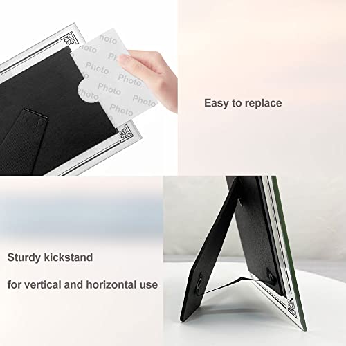 Horlimer 8X10 Picture Frame Set Of 2, Glass Photo Frame 8 By 10 For Tabletop, Horizontally Or Vertically #TOP7