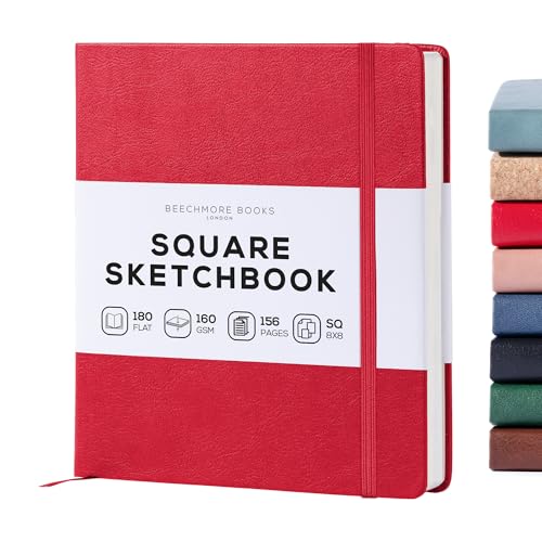 Carnet de croquis carré de 156 pages au papier 160g pour dessin et beaux arts