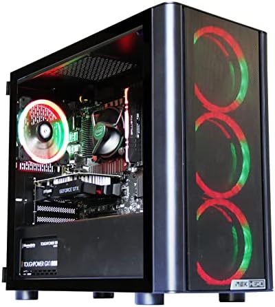 ZOTAC Gaming MEK Hero G1 I1416FV Gaming PC Desktop Intel 11th Gen Core i5 11400F, GeForce GTX 1650 4GB, 8GB 3200 MHz DDR4, 500GB M.2 NVMe SSD, WiFi + Bluetooth, RGB ‎- GH1650I1400F01BA-U-W11