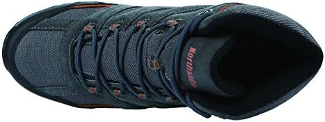 Northside Men's Gresham Mid Waterproof Hiking Shoe, Charcoal/Orange, 11 Medium US | Image 4
