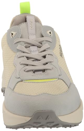 Image of HUGO Mens Running Style Mix Material Sneakers