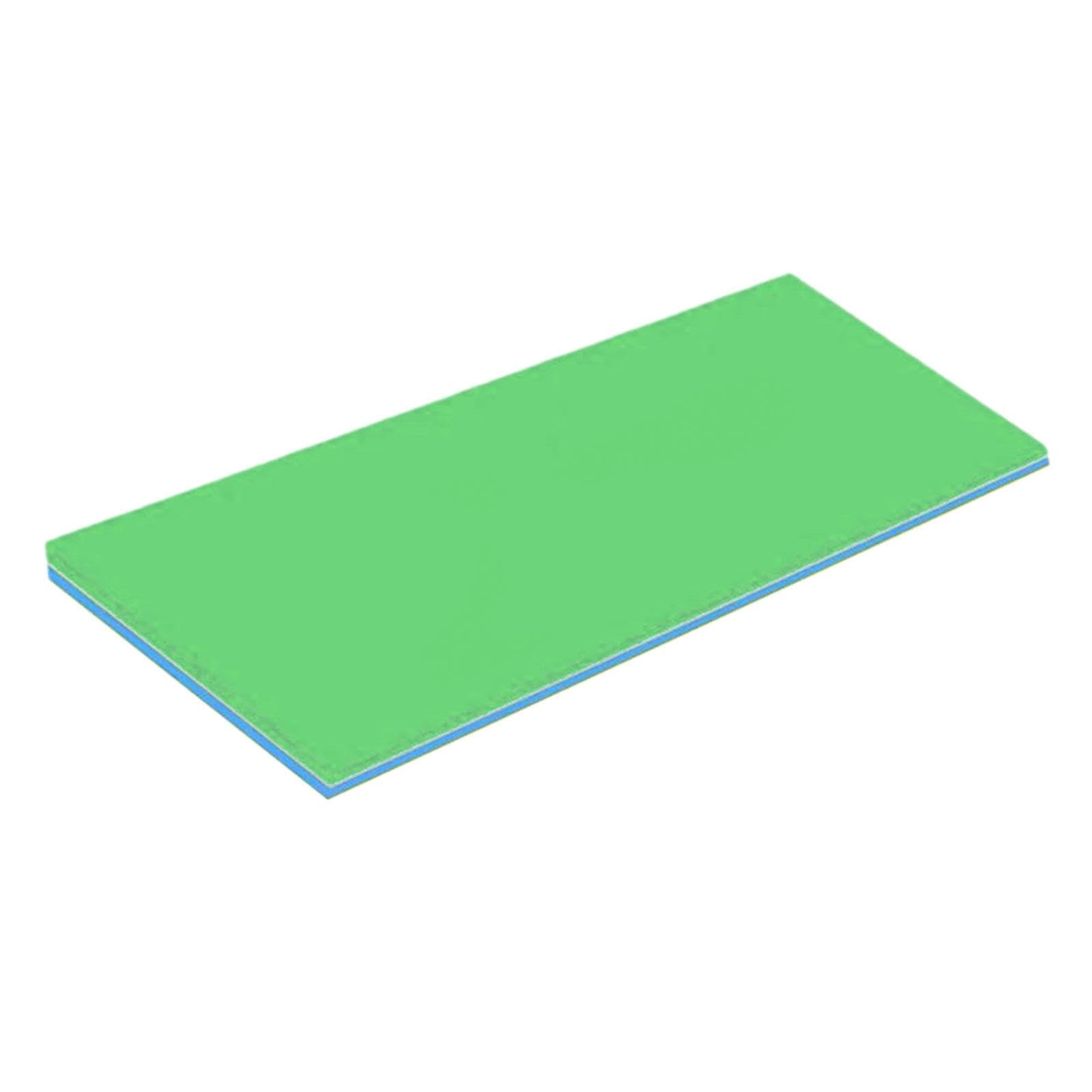 harayaa Tapis de Natation Flottant, Couverture de Piscine, Matelas Gonflable Insubmersible En XPE, Surface Douce, Idéal pour Les Enfants, Les Fêtes En Famille, Vert bleu