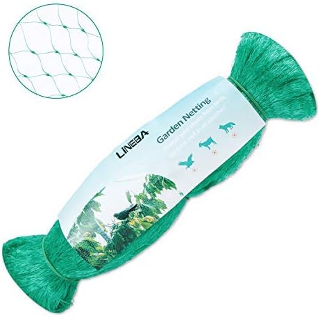 Lineba Garden Netting 0.6 inch Small Mesh Anti Bird Squirrel for Fruit Tree and Fishpond 13 feet x 33 feet