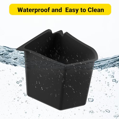 Image of PUOENI Model Y 5 Seater Rear Trunk Storage Bins with Lids for 2023-2024-(No for 2025 New Model Y Juniper) 2PCS Model Y Rear Trunk Storage Box TPE Waterproof Trunk Organizer Interior Accessories