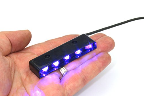 Luz LED Azul para Panel Bajo - 5 LED Alta Potencia miniatura 3