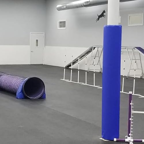 Square Basketball Pole Padding for 4x4/5x5/6x6 Inch Poles - Durable Outdoor & Indoor Use for Gym, Garage, Basement - 8.9x8.9cm (3.5x3.5in) Protective Cushioning