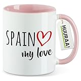 Plus polyvalent Spain my love Tasse : Avec une capacité de 330 ml, cette tasse à café offre de la place pour toutes les boissons chaudes - que ce soit sous forme de tasse à café, de tasse à thé ou de chocolat chaud.