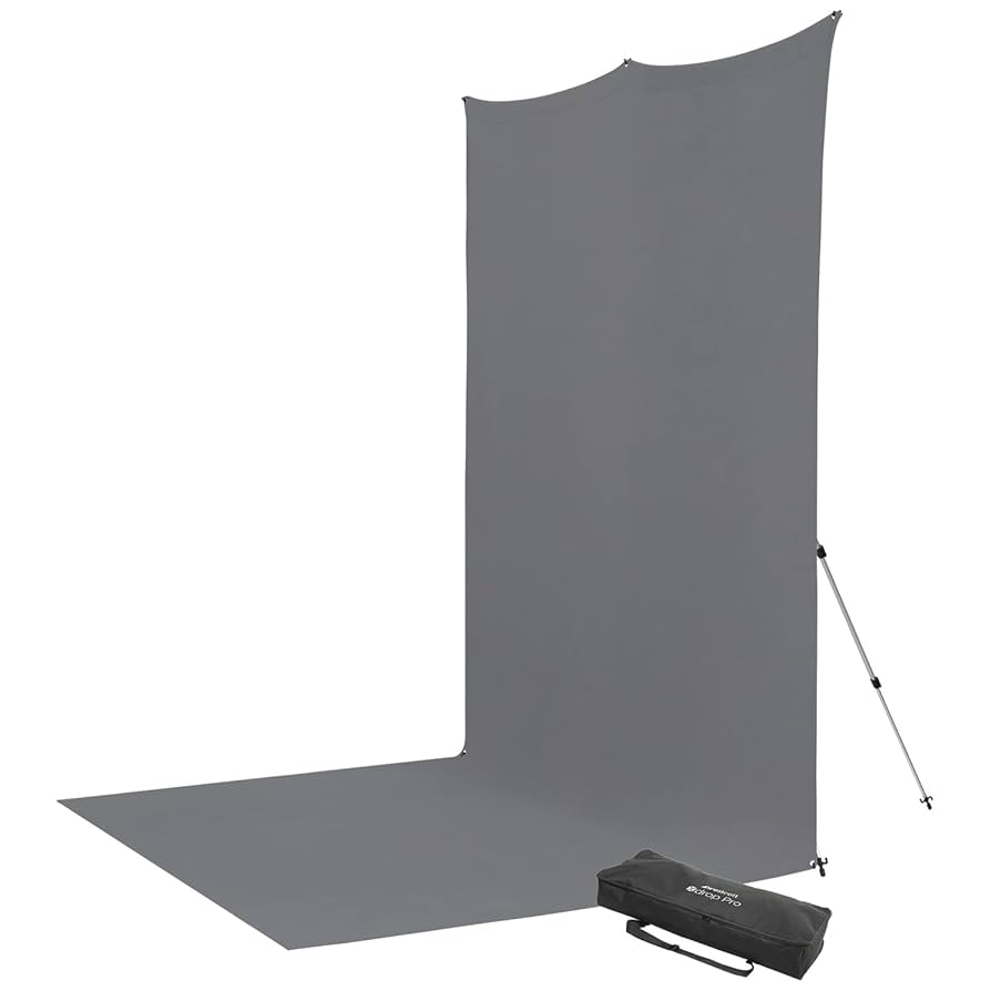 Amazon.com : Westcott 8'x13' Neutral Gray Sweep X-Drop Pro